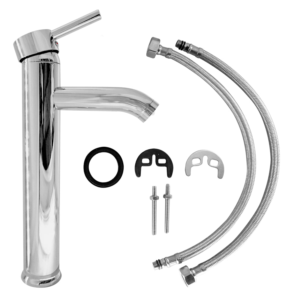 Monomando Alto para Lavabo Cromo