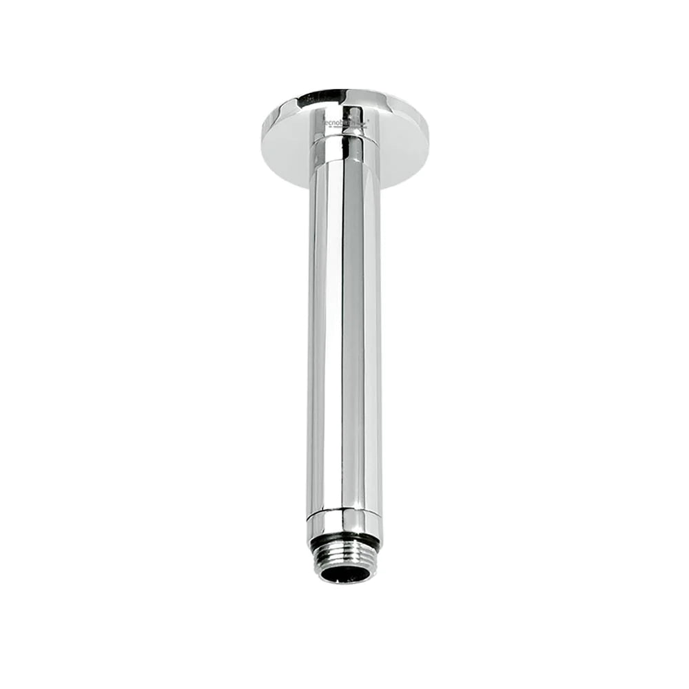 Brazo para Regadera a Techo 18 cm Latón acabado Cromo