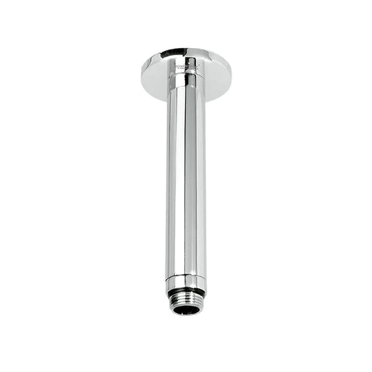 Brazo para Regadera a Techo 18 cm Latón acabado Cromo