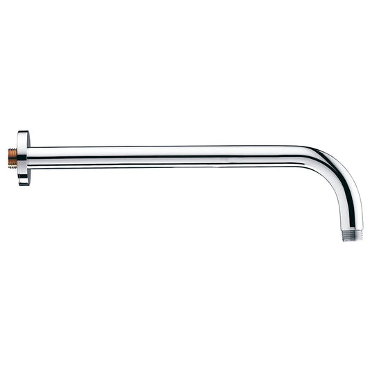 Brazo Redondo para Regadera a Pared de 30 cm con Chapetón Cromo