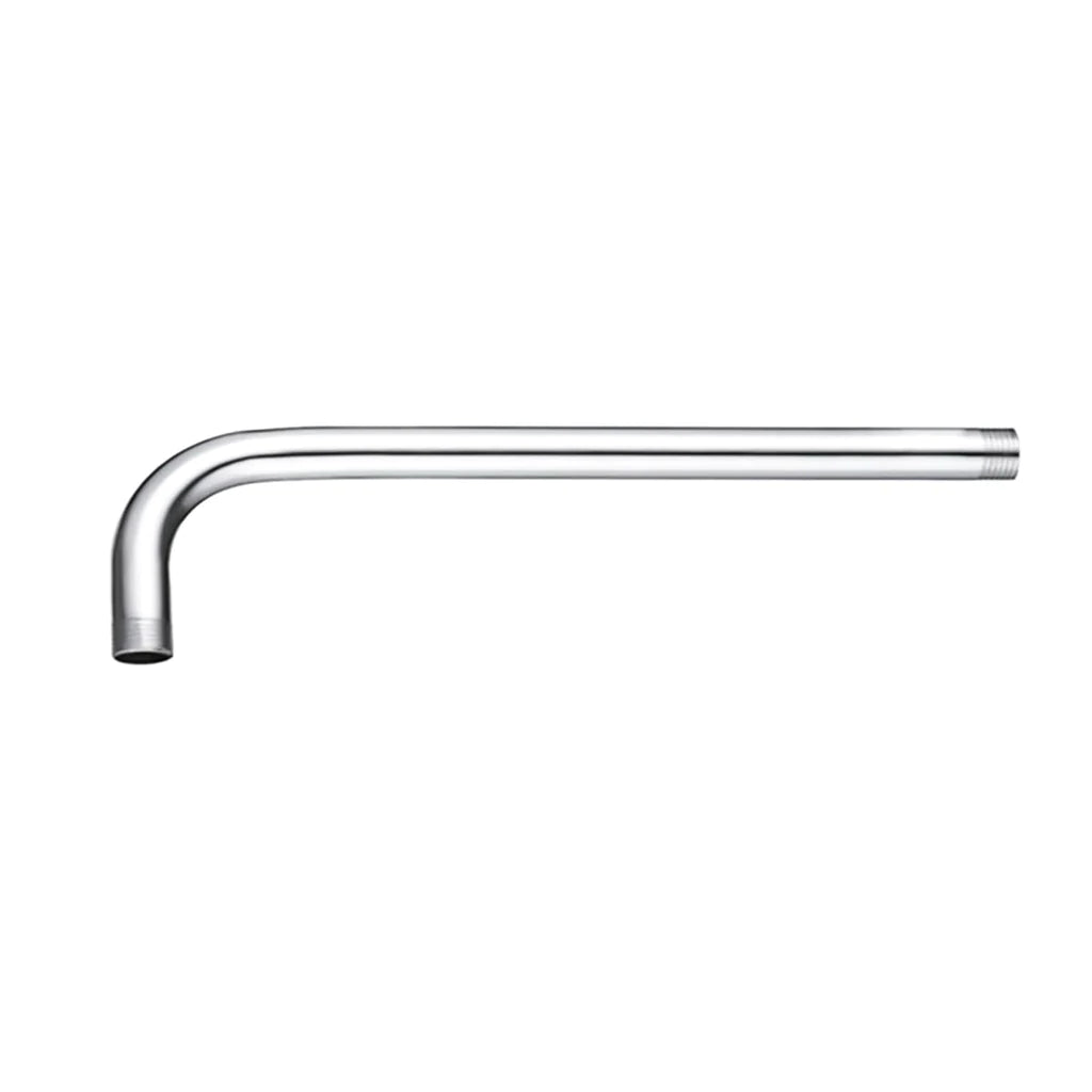 Brazo Redondo para Regadera a Pared de 30 cm con Chapetón Cromo