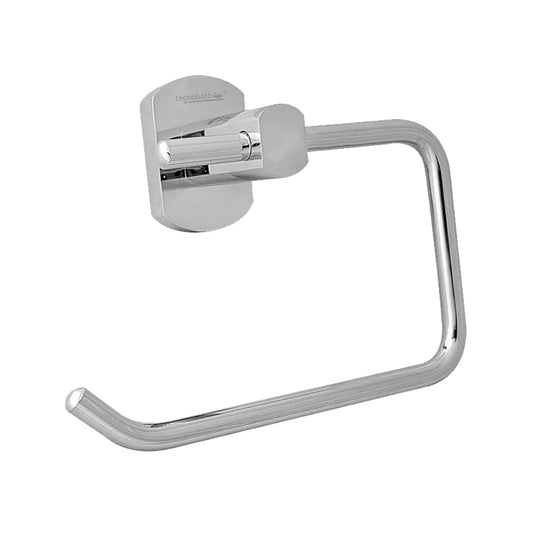 Portarollo Latón acabado Cromo Rectangolo