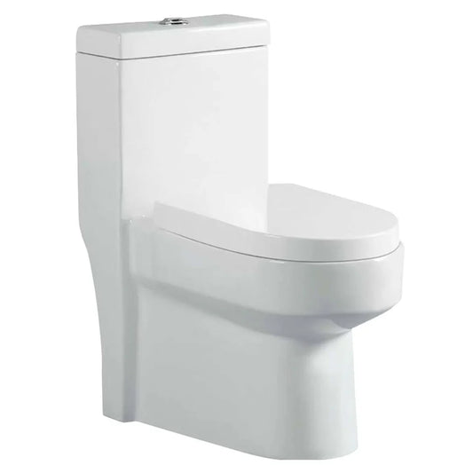 Inodoro One Piece Ahorrador descarga Dual Flush Certificado NOM Medidas 40x74x63.5 cm